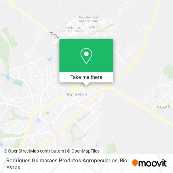 Rodrigues Guimaraes Produtos Agropecuarios map