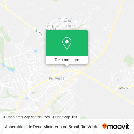 Assembleia de Deus Ministerio no Brasil map