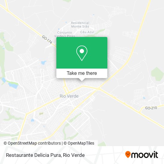 Restaurante Delicia Pura map