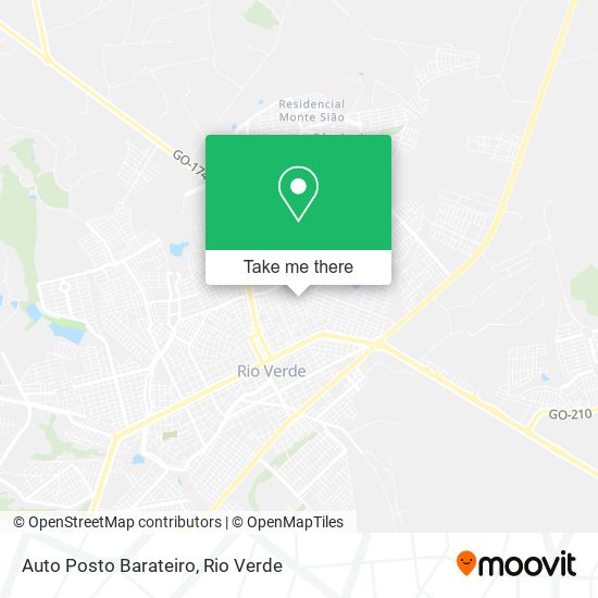 Auto Posto Barateiro map