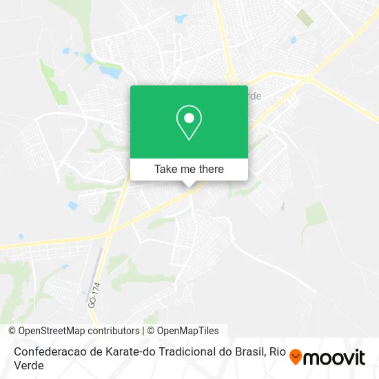 Confederacao de Karate-do Tradicional do Brasil map
