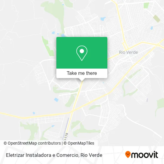 Eletrizar Instaladora e Comercio map