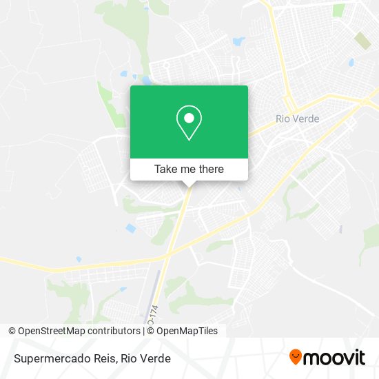 Supermercado Reis map