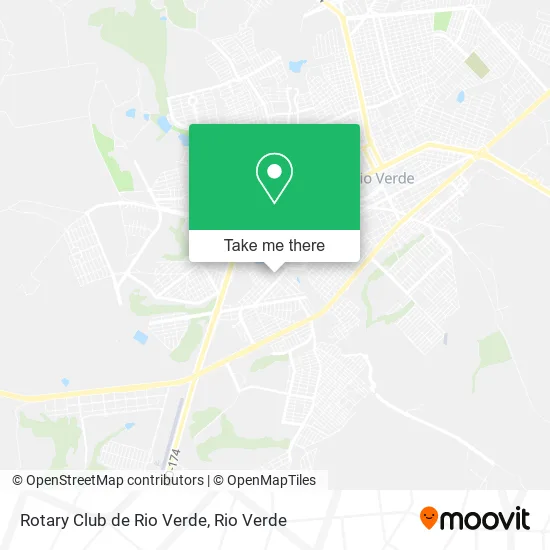 Rotary Club de Rio Verde map