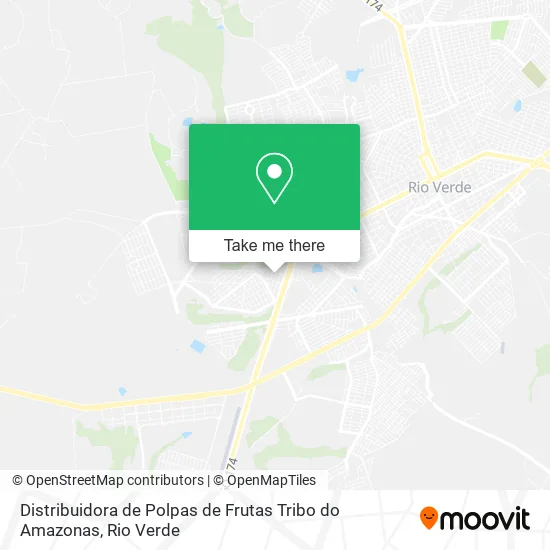 Distribuidora de Polpas de Frutas Tribo do Amazonas map