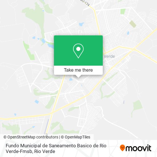 Fundo Municipal de Saneamento Basico de Rio Verde-Fmsb map