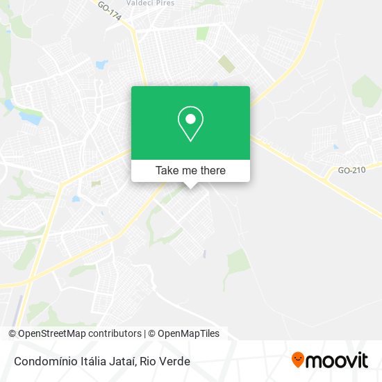 Condomínio Itália Jataí map