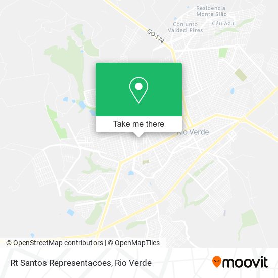 Rt Santos Representacoes map