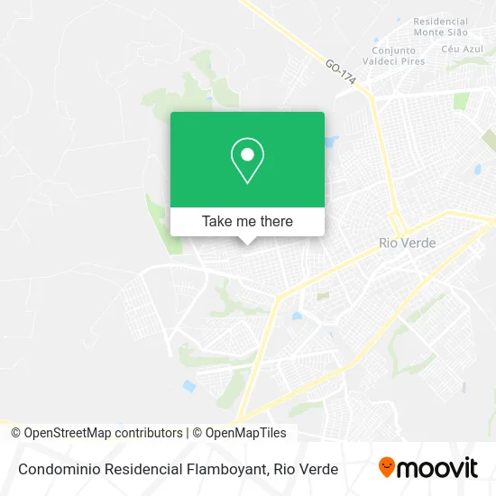 Condominio Residencial Flamboyant map