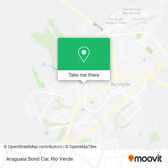 Araguaia Sond Car map