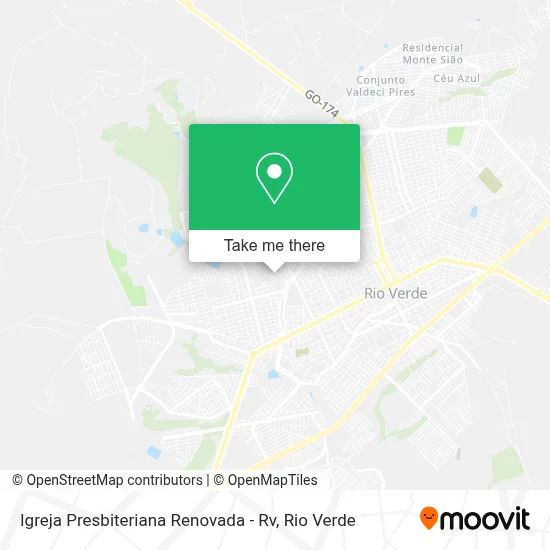 Igreja Presbiteriana Renovada - Rv map