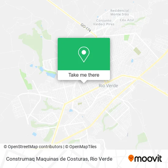 Construmaq Maquinas de Costuras map