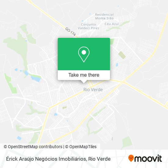 Érick Araújo Negócios Imobiliários map