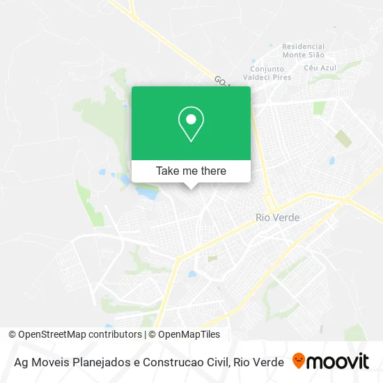 Ag Moveis Planejados e Construcao Civil map