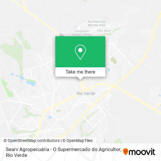Searv Agropecuária - O Supermercado do Agricultor map