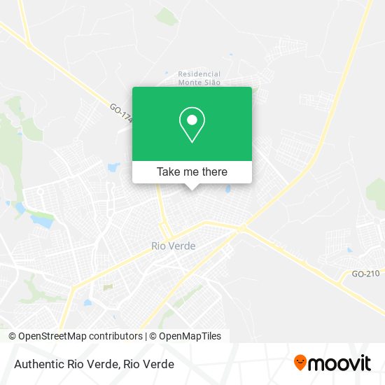 Mapa Authentic Rio Verde