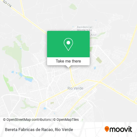 Bereta Fabricas de Racao map