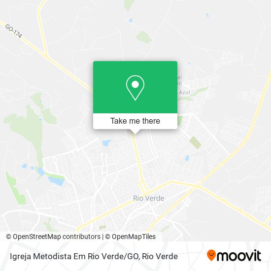 Igreja Metodista Em Rio Verde / GO map