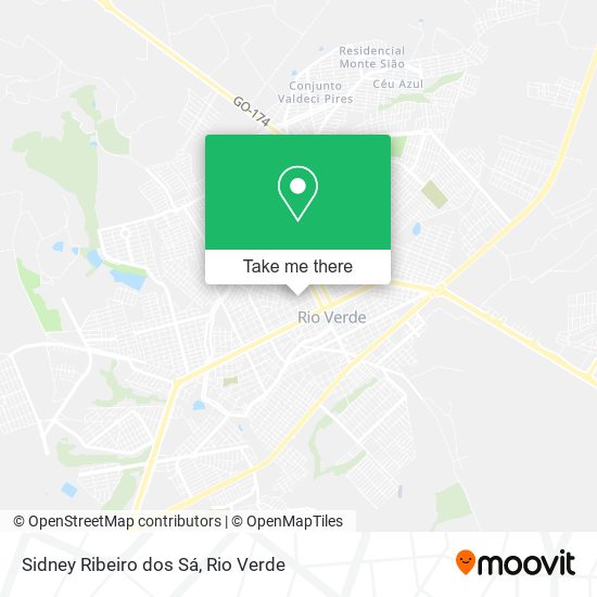 Sidney Ribeiro dos Sá map