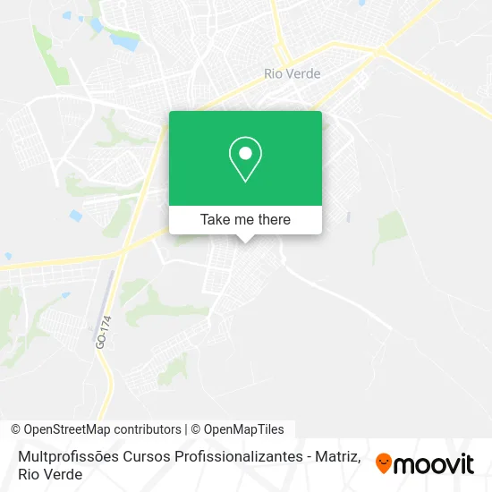 Multprofissões Cursos Profissionalizantes - Matriz map