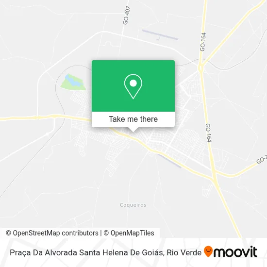 Praça Da Alvorada Santa Helena De Goiás map