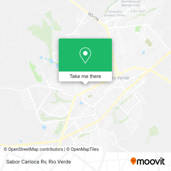 Sabor Carioca Rv map
