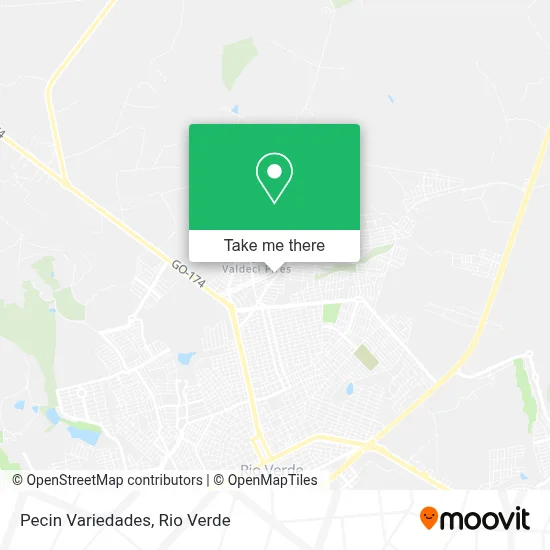 Pecin Variedades map