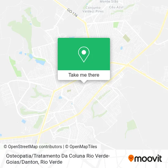 Osteopatia / Tratamento Da Coluna Rio Verde-Goias / Danton map