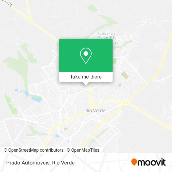 Prado Automóveis map