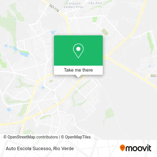 Auto Escola Sucesso map