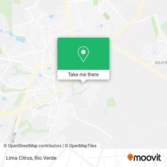 Lima Citrus map