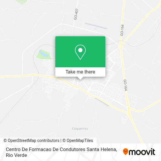 Centro De Formacao De Condutores Santa Helena map