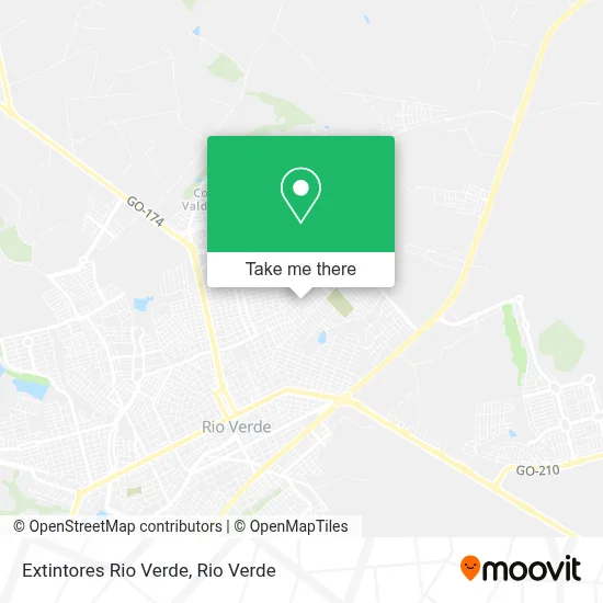 Extintores Rio Verde map