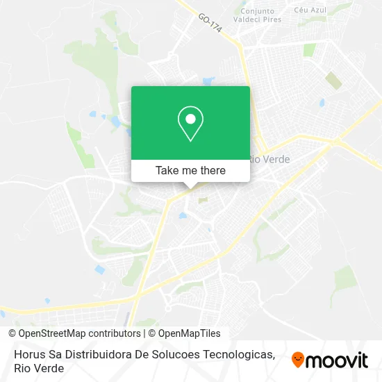 Horus Sa Distribuidora De Solucoes Tecnologicas map