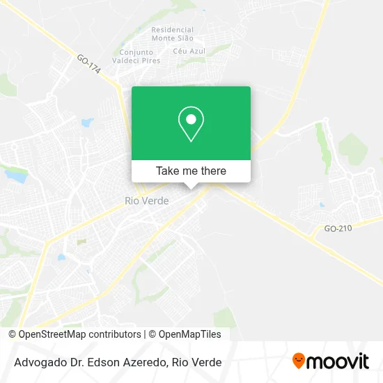 Advogado Dr. Edson Azeredo map