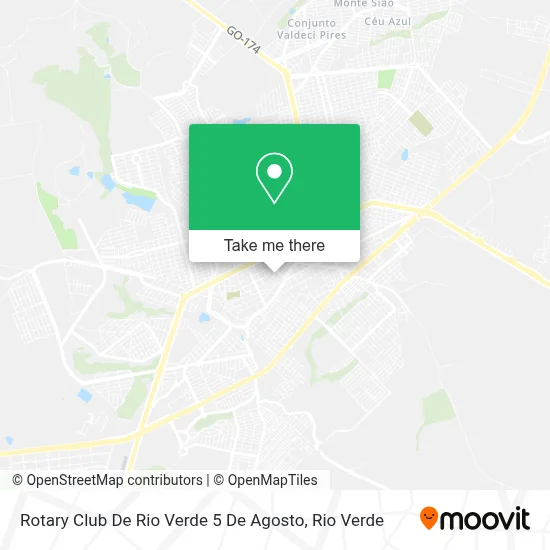 Rotary Club De Rio Verde 5 De Agosto map
