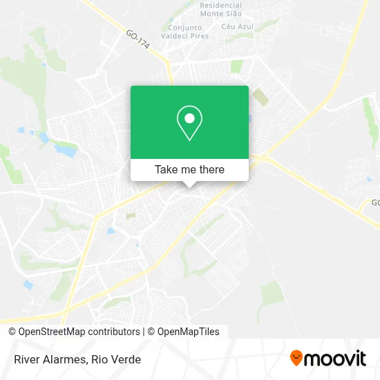 River Alarmes map