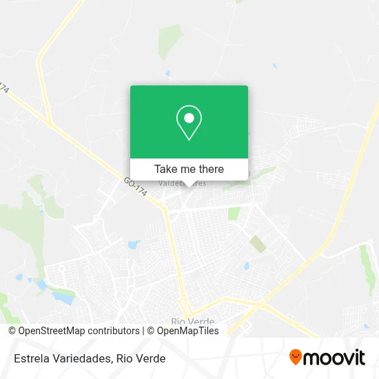 Estrela Variedades map