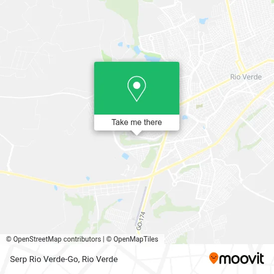 Serp Rio Verde-Go map