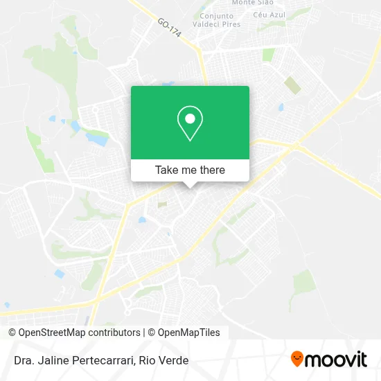 Dra. Jaline Pertecarrari map