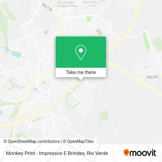 Monkey Print - Impressos E Brindes map