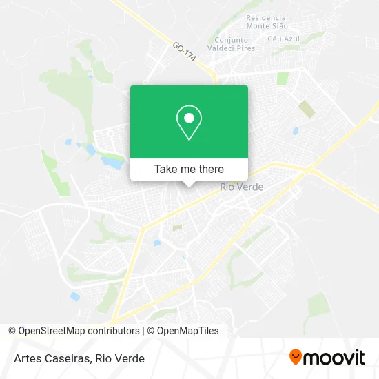 Artes Caseiras map