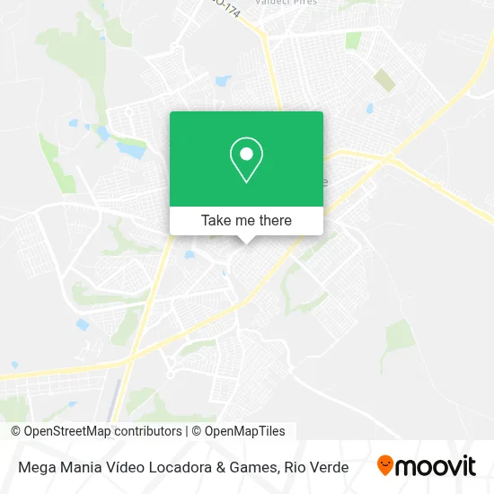 Mega Mania Vídeo Locadora & Games map