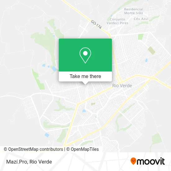 Mazí.Pro map