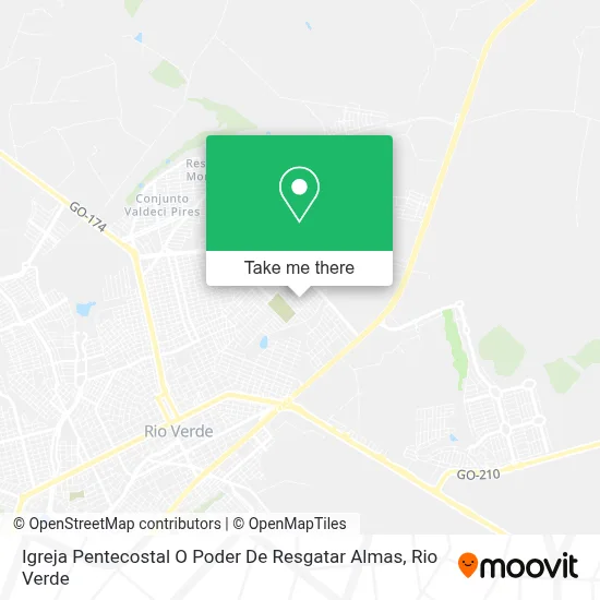 Igreja Pentecostal O Poder De Resgatar Almas map