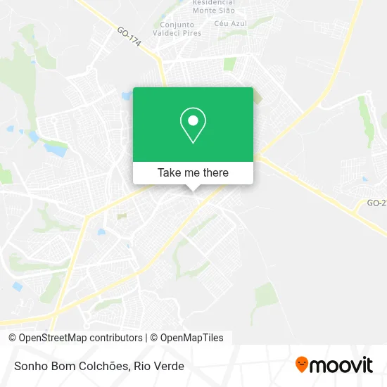 Sonho Bom Colchões map