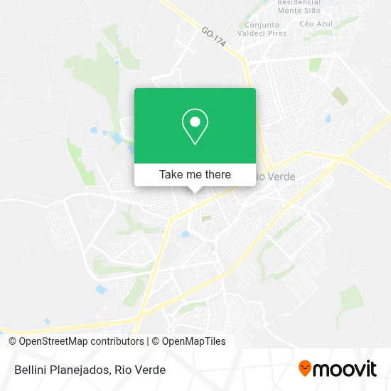 Bellini Planejados map