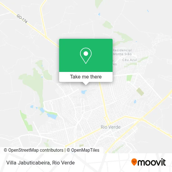 Villa Jabuticabeira map