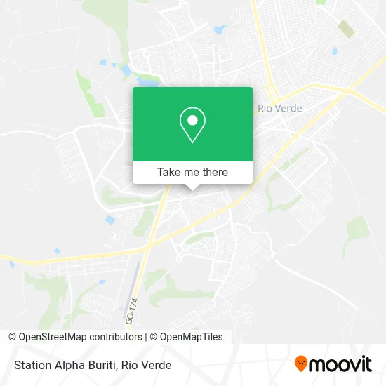 Station Alpha Buriti map