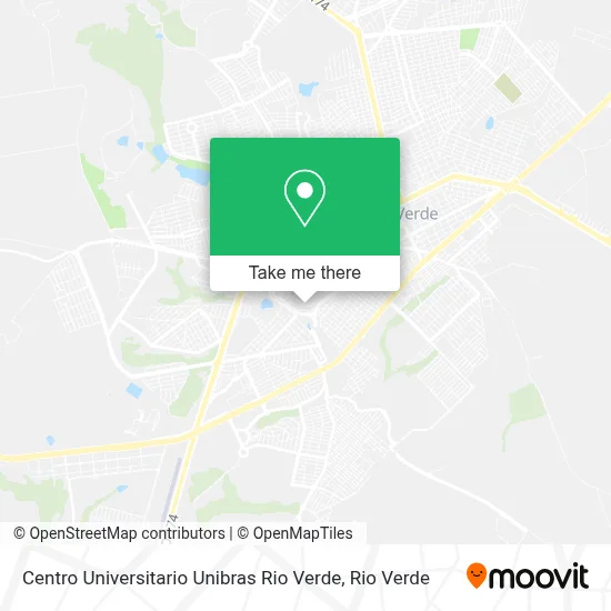 Centro Universitario Unibras Rio Verde map